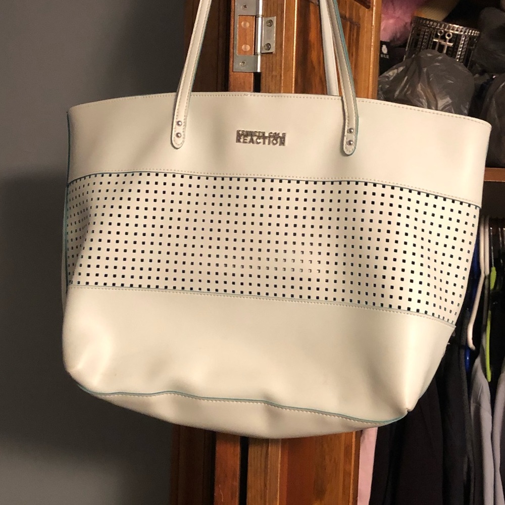 Kenneth kole reaction mint green/blue purse